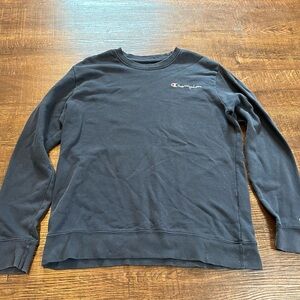 Champion Men's Navy Crewneck Sweater